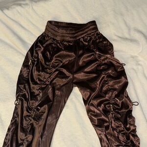 Maniere De Voir Designer Cargo Pants silky feel